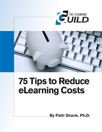 "75 Tips to Reduce eLearning Costs" icon